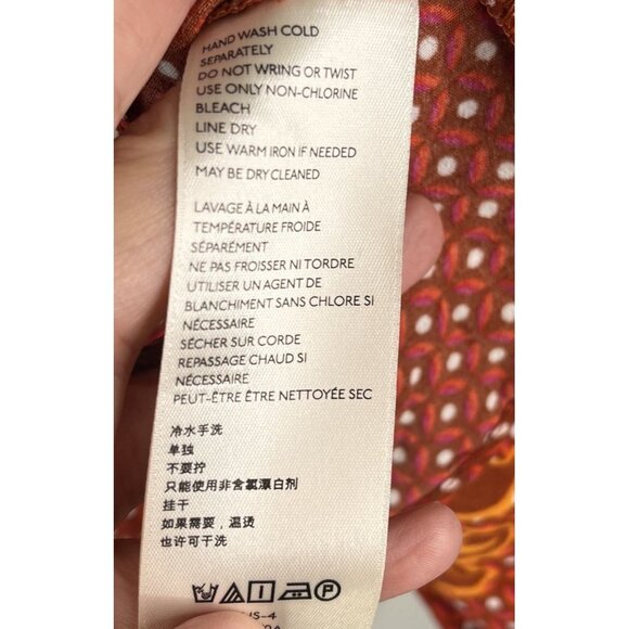 Anthropologie Maeve Printed Jamila Mini Skirt size 4 floral flowers Woman’s - Picture 5 of 7